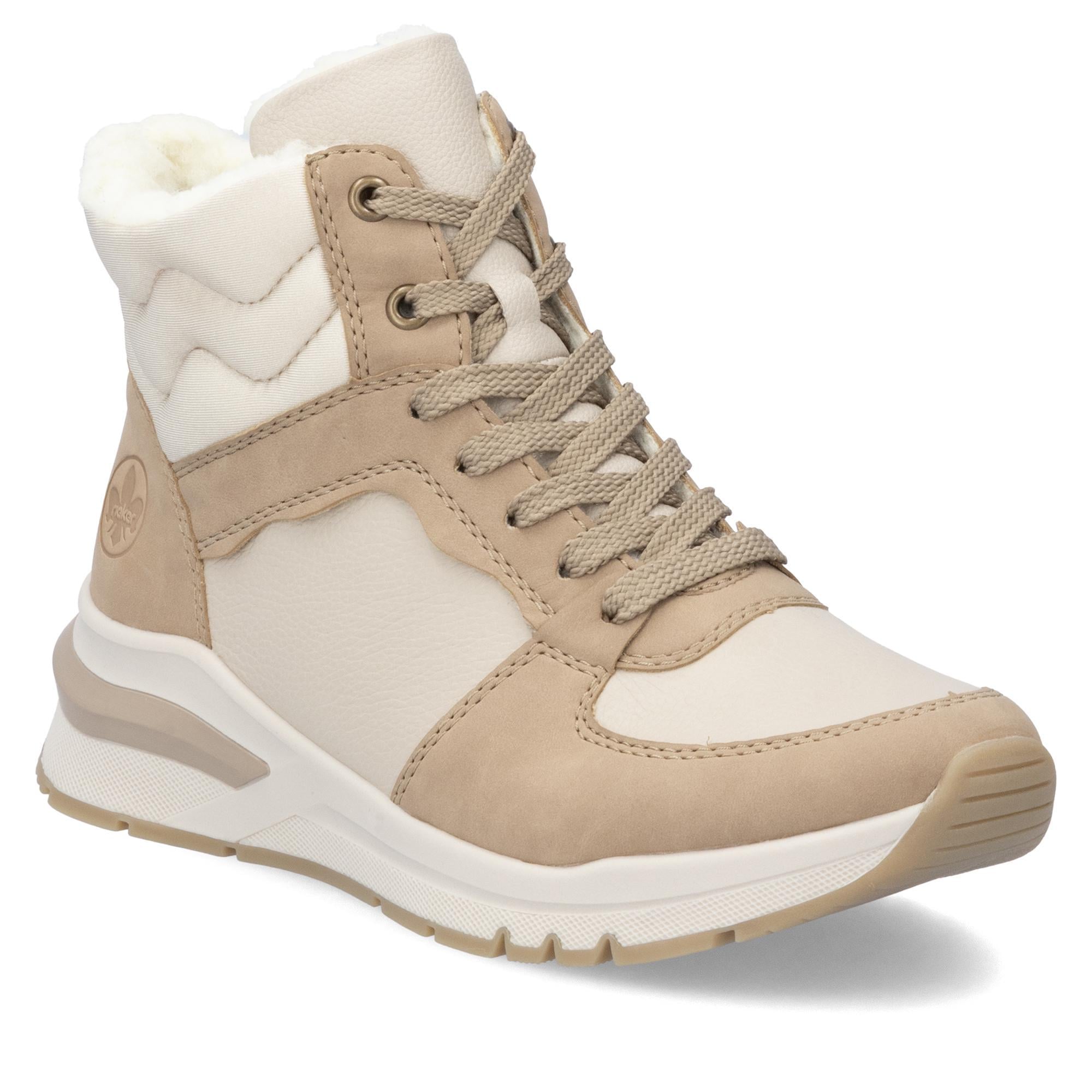 Ботинки женские зимние RIEKER спортивные р. 38 Бежевый (013851-38)