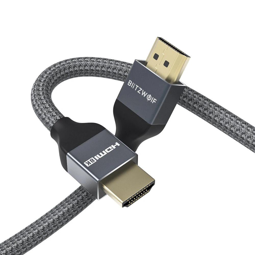 Кабель BlitzWolf HDMI-HDMI 8K v2.1 BW-HDC5 2 м (epic1084)