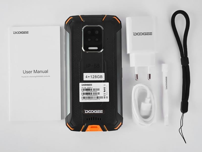 Смартфон Doogee S59 Pro 4/128Gb АКБ 10000 мАч Orange - фото 3 Смартфон Doogee S59 Pro 4/128Gb АКБ 10000 мАч Orange - фото 3
