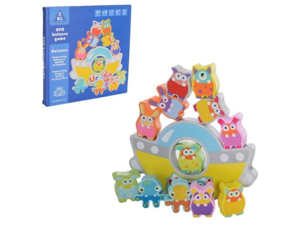 Дитячий ігровий набір Bambi Корабель MD 1661 дерев'яний балансир з фігурками тварин (26115982) Дитячий ігровий набір Bambi Корабель MD 1661 дерев'яний балансир з фігурками тварин (26115982)