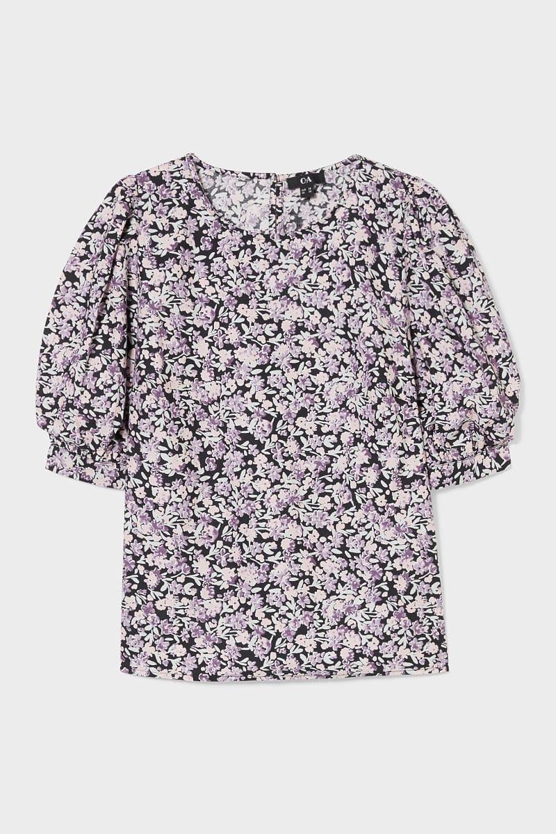 Блуза C&A р. 34 Чорно-фіолетовий (772292140592)