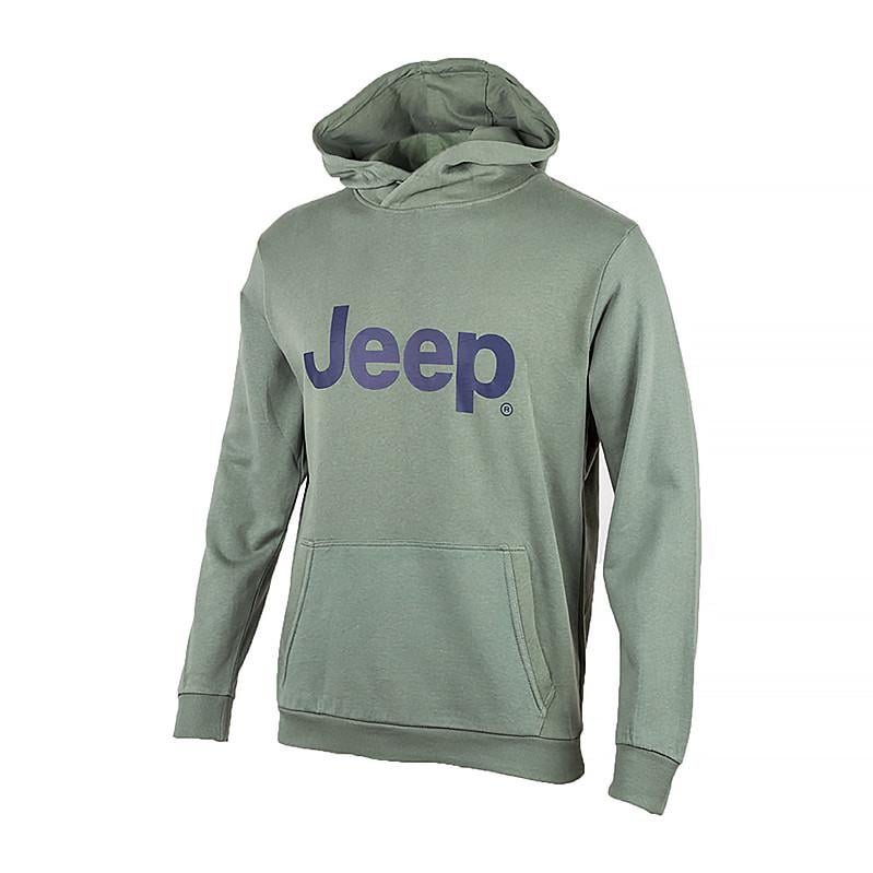 Худі чоловіче JEEP HOODED SWEATSHIRT 2XL Хакі (O102566-E847 2XL)