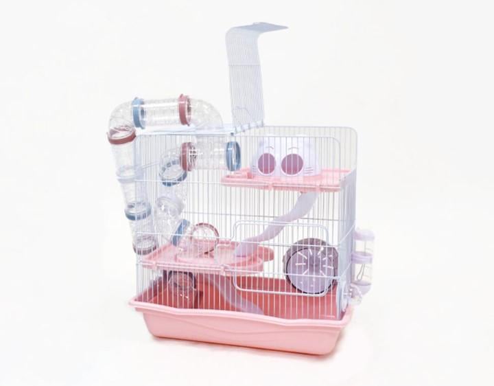 Клітка для гризунів M022B і лабіринт 45х30х45 см Рожевий (30060001) Клітка для гризунів M022B і лабіринт 45х30х45 см Рожевий (30060001)