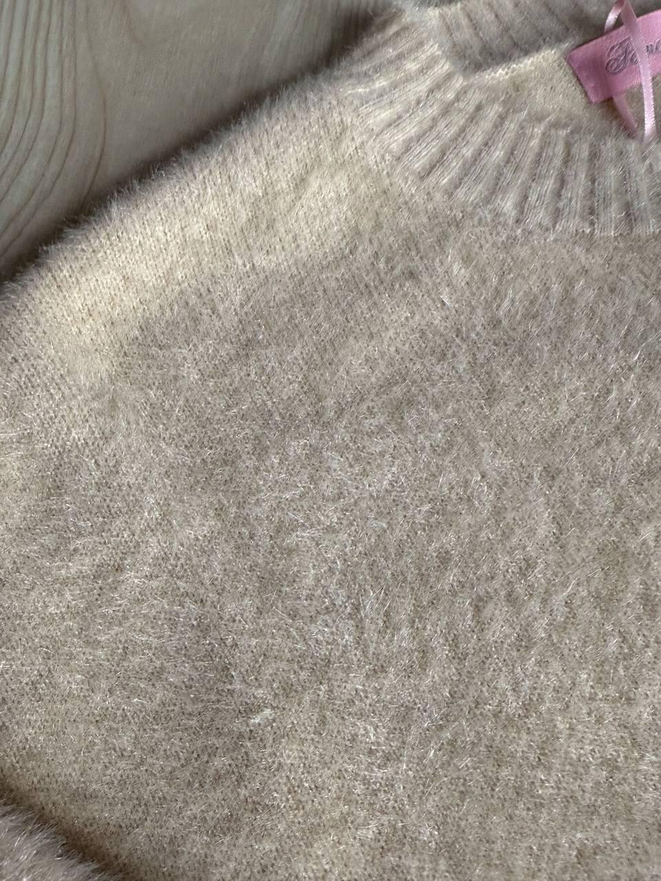 Свитер женский Fancy Matinee 5977 ангора базовый OS Бежевый (5037) - фото 9