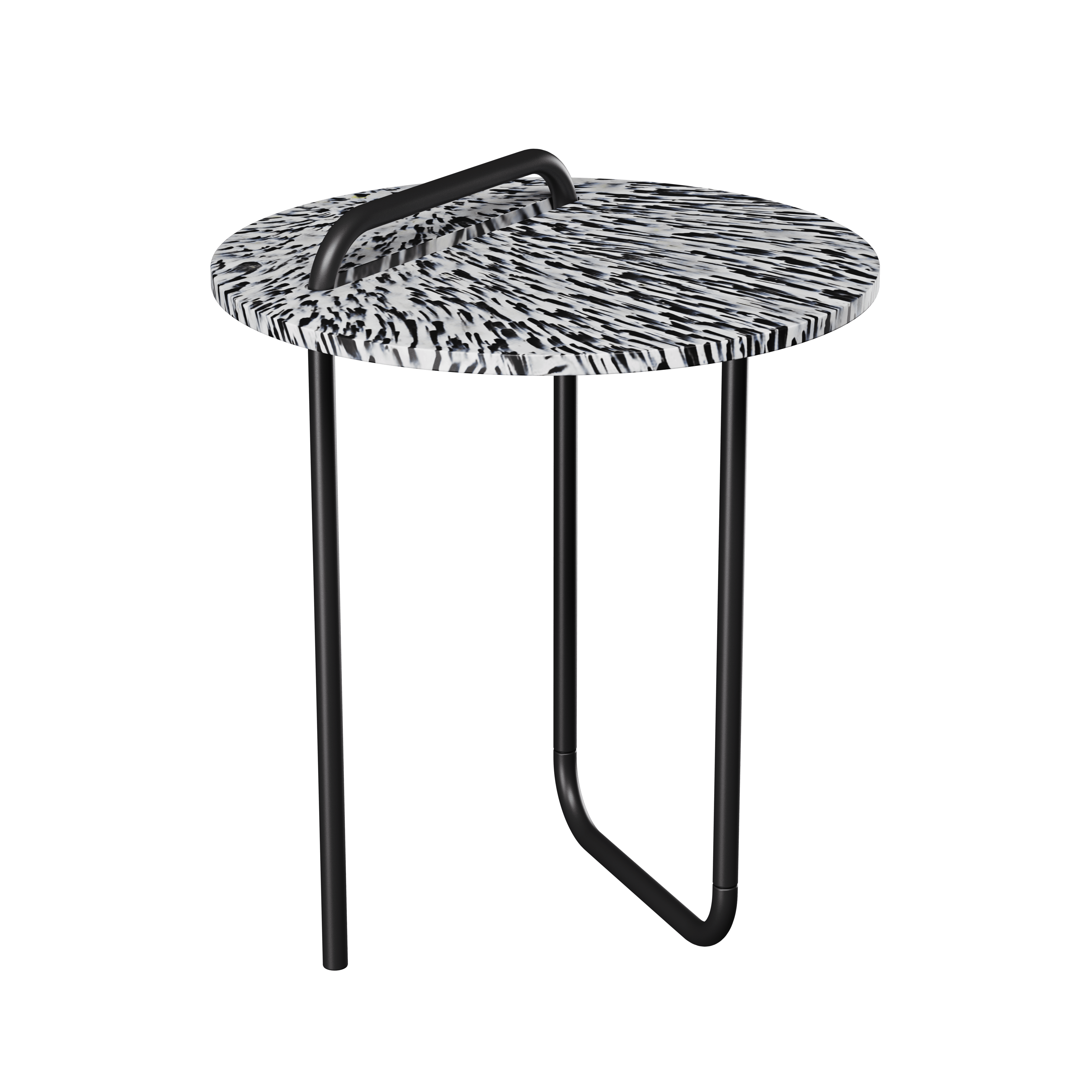 Стіл журнальний Recast Plastic граніт 50 см (CTR50)