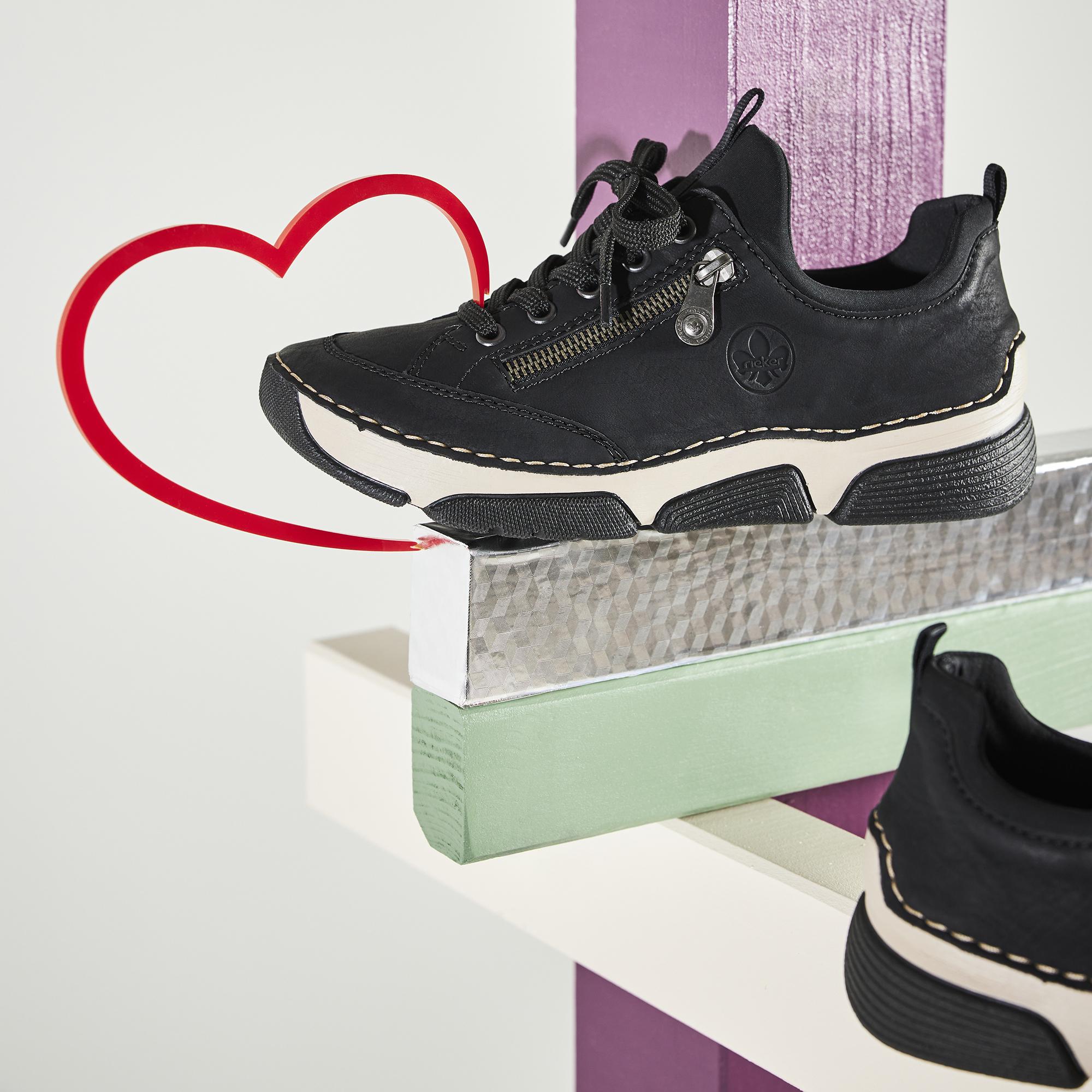 Кроссовки осенние женские RIEKER р. 41 Черный (035542-41) - фото 14