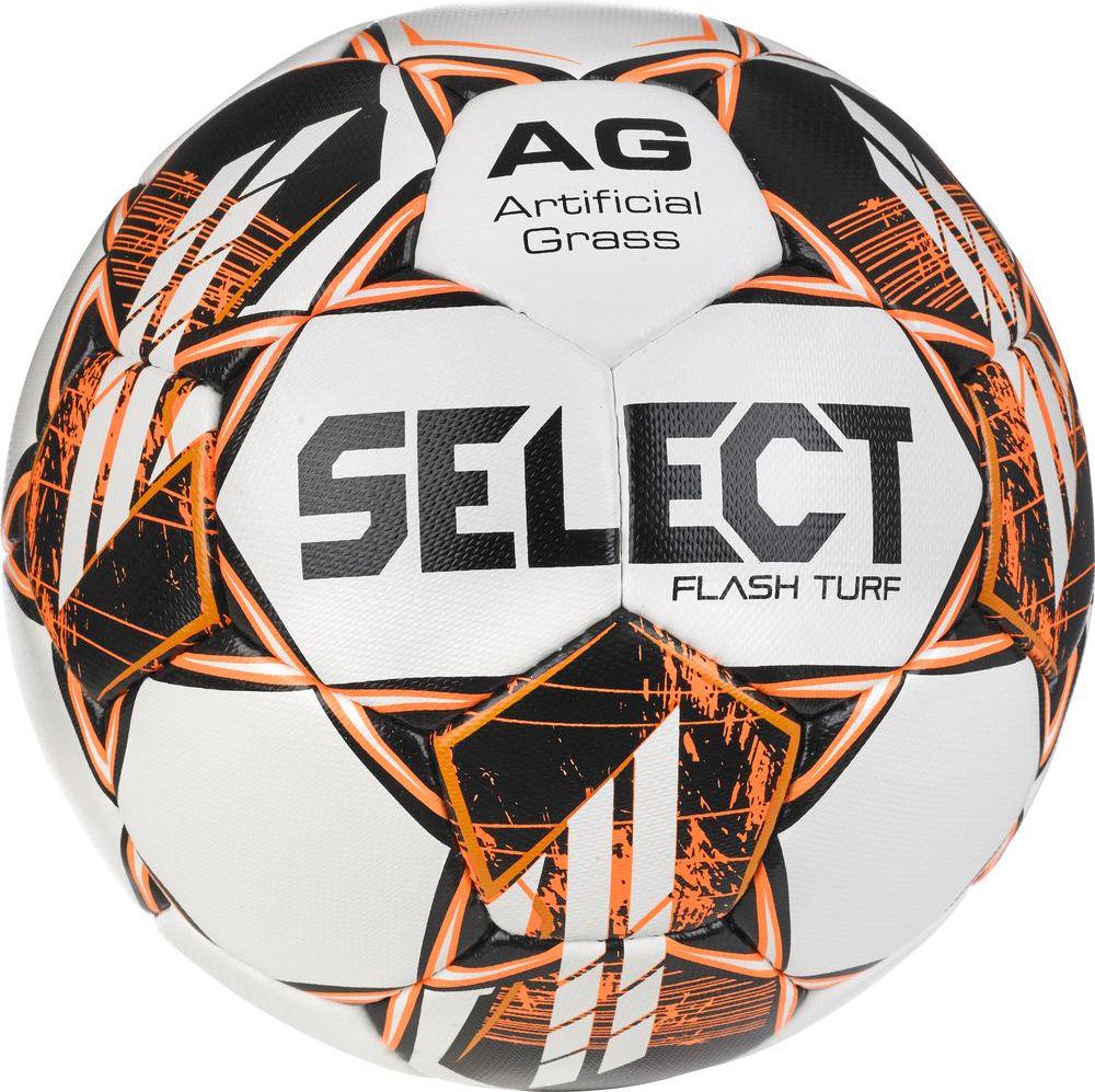 Футбольний м'яч Select Flash Turf FIFA Basic v23 057407-369 р. 4 Біло-помаранчевий