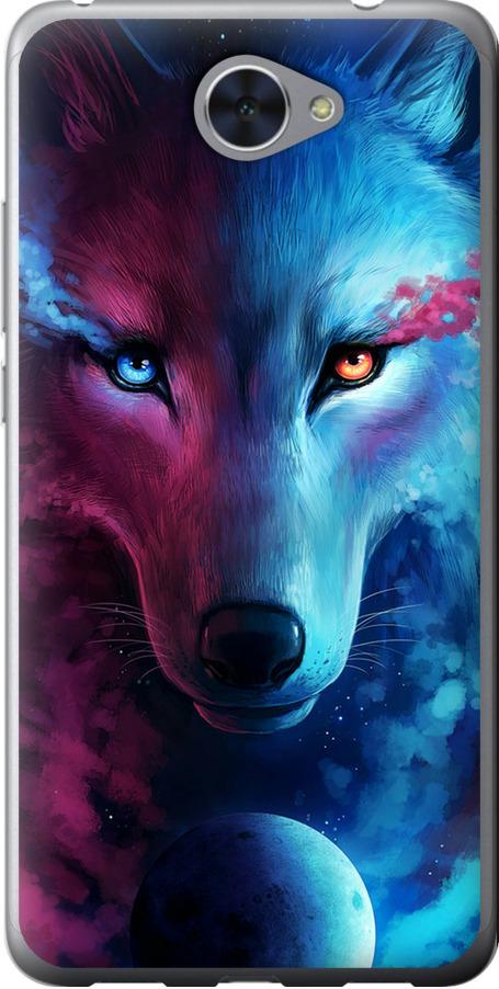 Чехол на Huawei Y7 2017 Арт-волк (3999u-1019-42517)