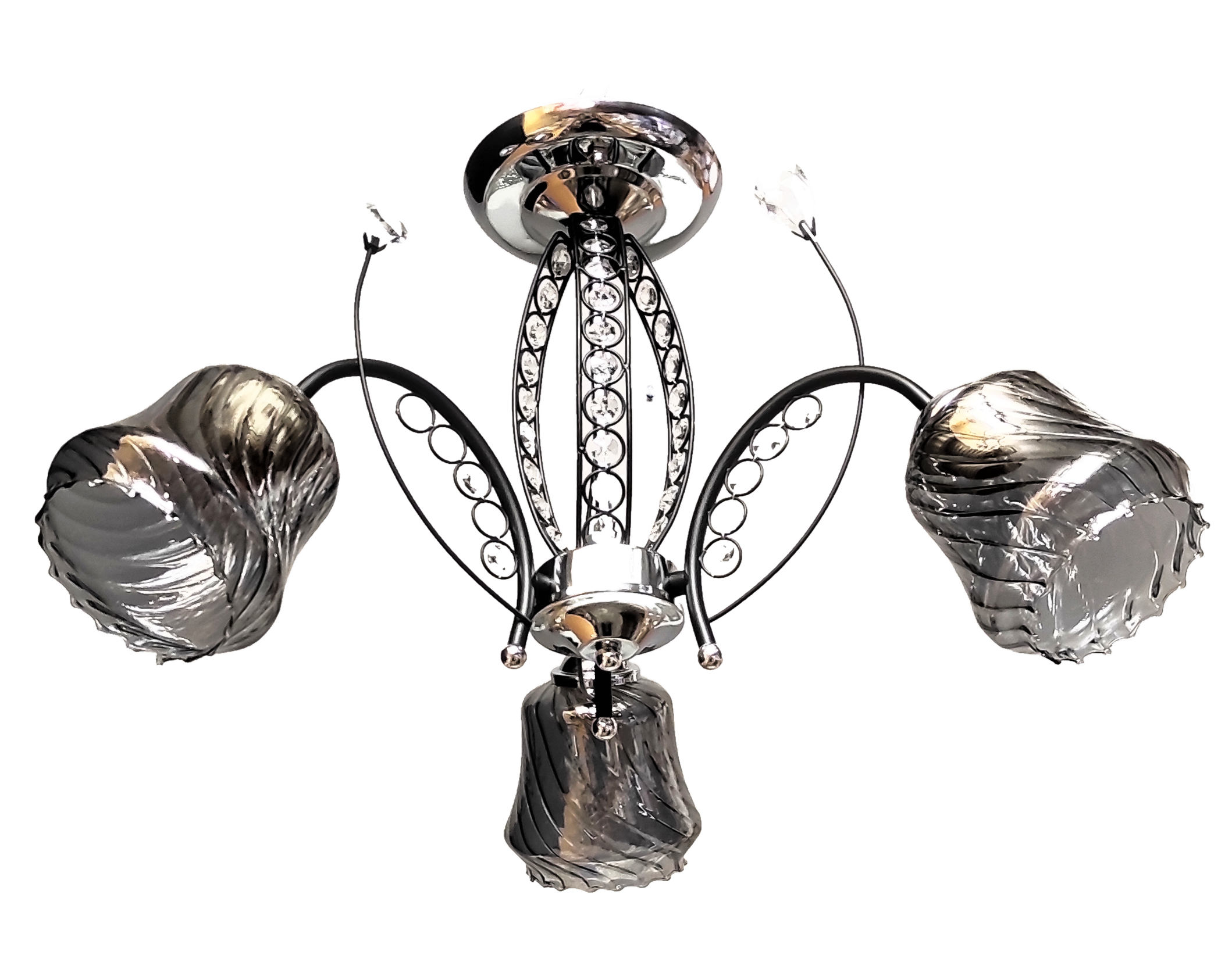 Люстра стельова Sirius Графіт (199744/3)