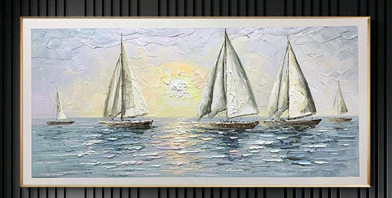 Картина на холсте ArtSale Морской пейзаж 50х100 см more0017