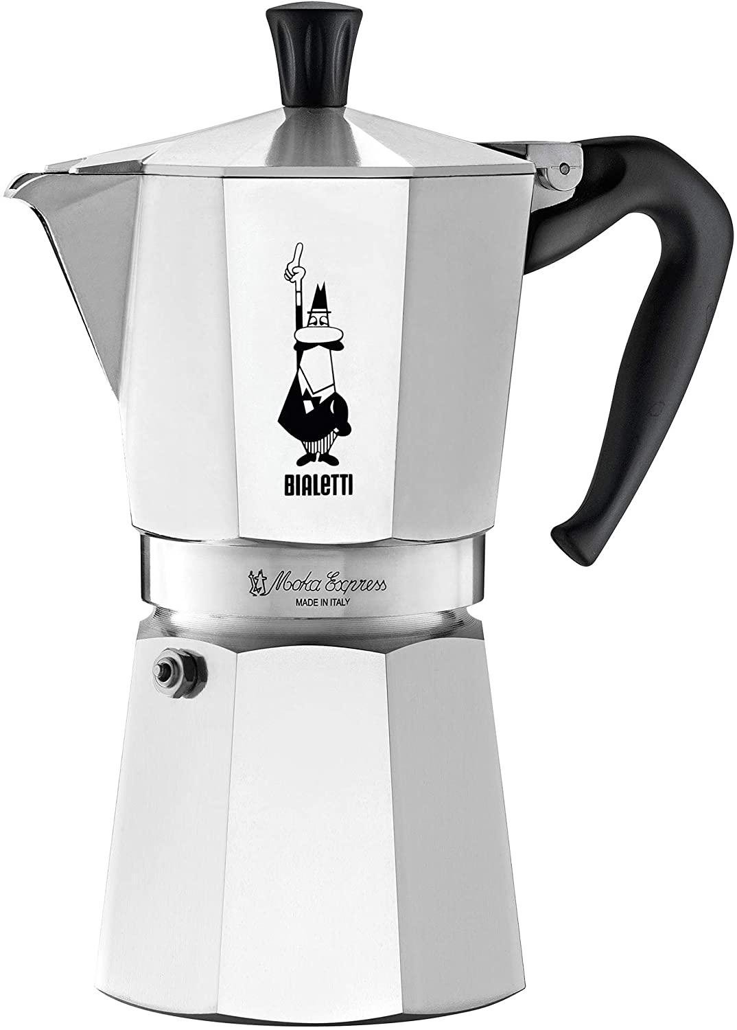 Гейзерна кавоварка Bialetti Moka Express алюмінієва 405 мл (990001165)