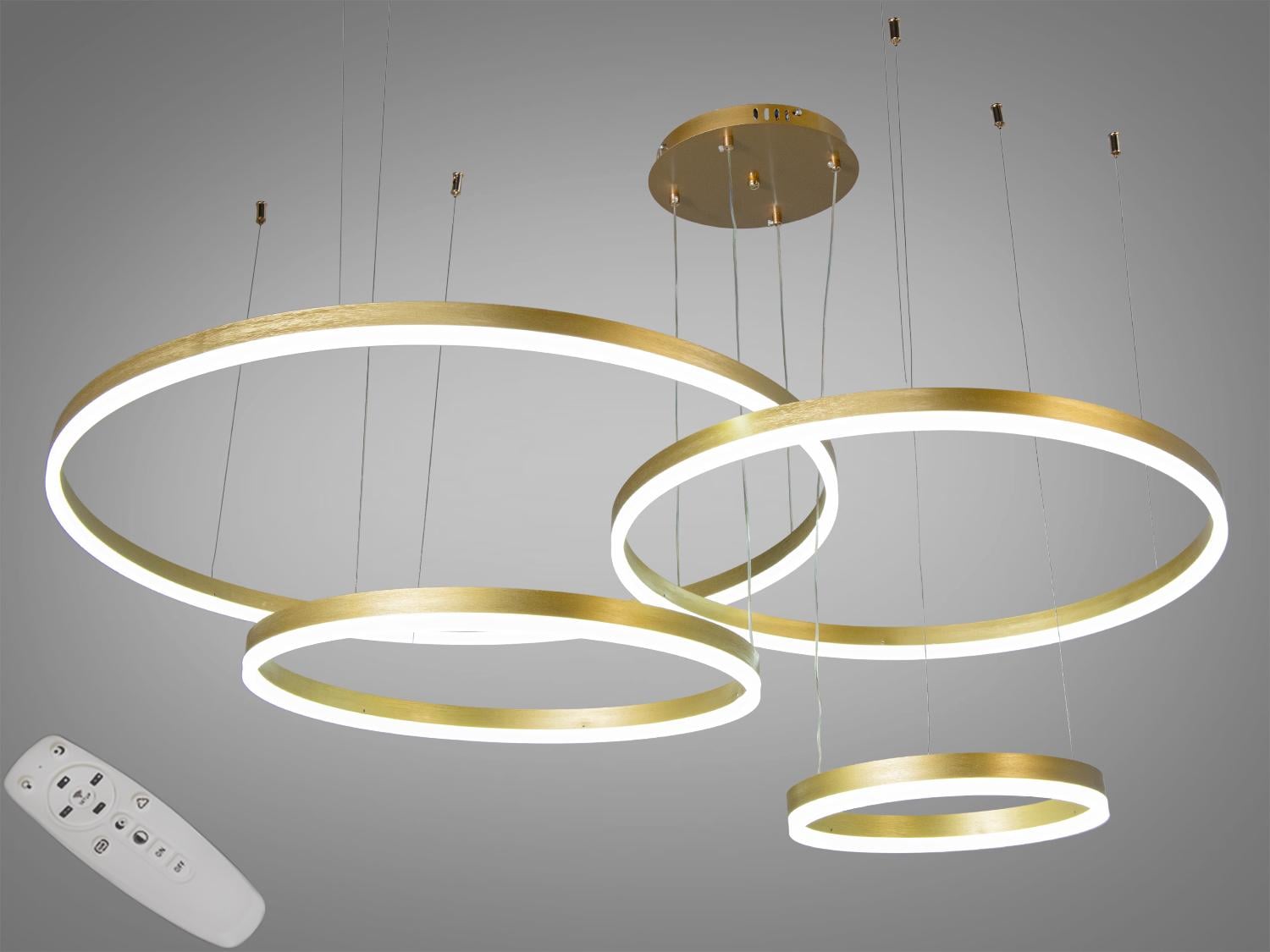 Люстра светодиодная 157 Вт с пультом Бронза (1029-800/600/500/300BR)