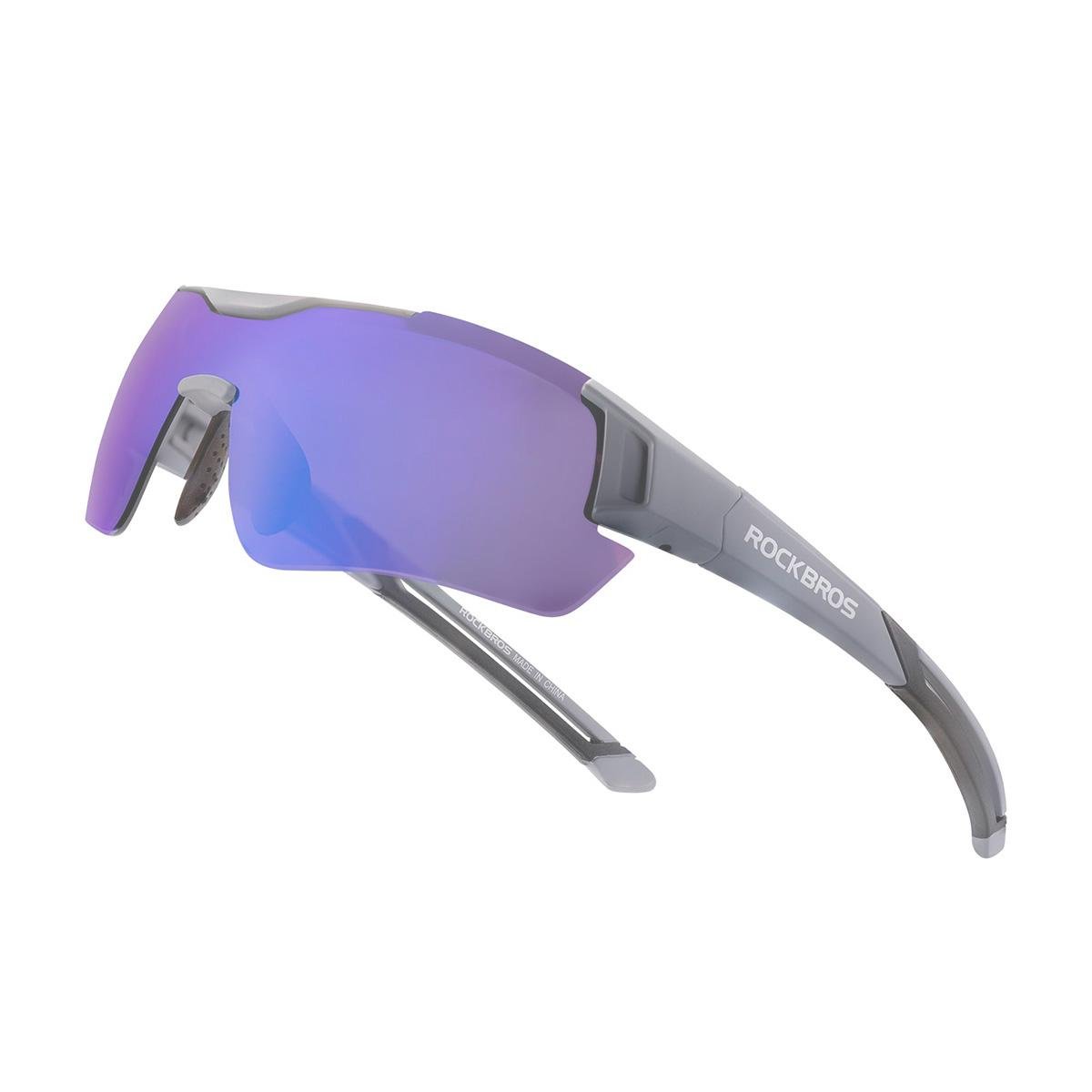 Спортивні сонцезахисні окуляри ROCKBROS 10117 поляризовані Сірий (RB-10117-3850)