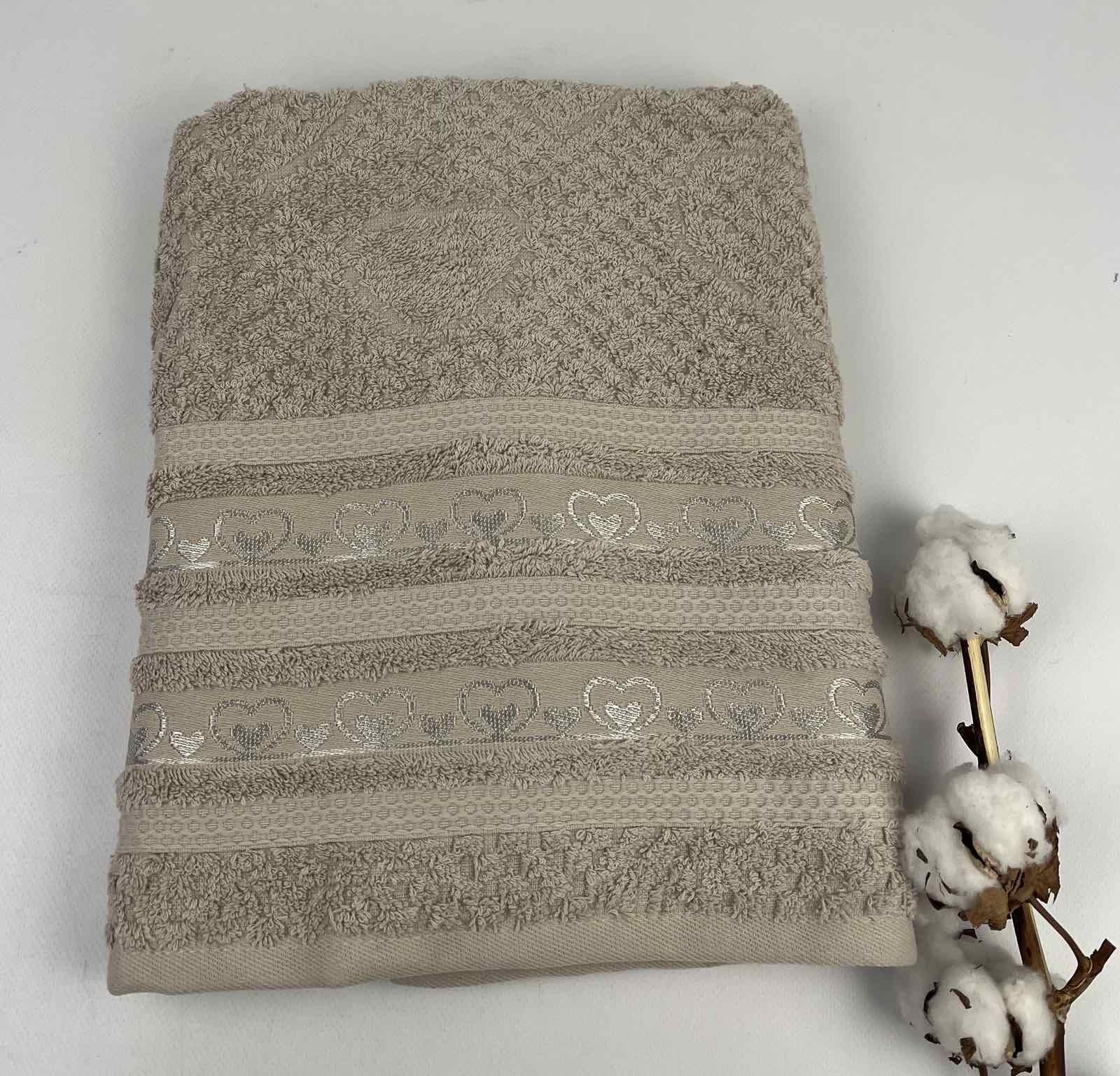 Полотенце Philippus Air Cotton Vegas Е880 70x140 см Бежевый (CN31004) - фото 1 Полотенце Philippus Air Cotton Vegas Е880 70x140 см Бежевый (CN31004) - фото 1