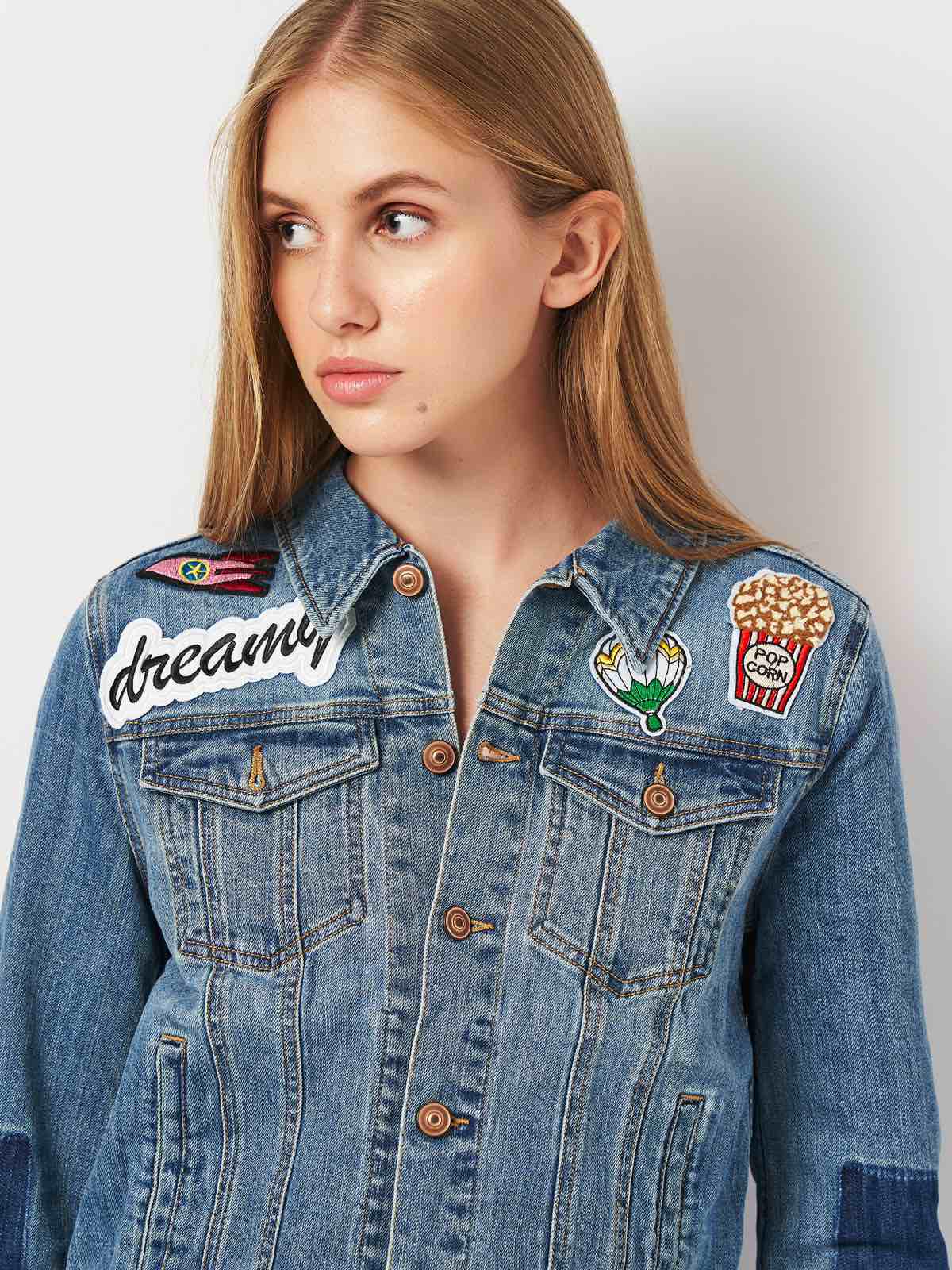 Жакет джинсовий р. 38 Синій (2001062ral) - фото 4