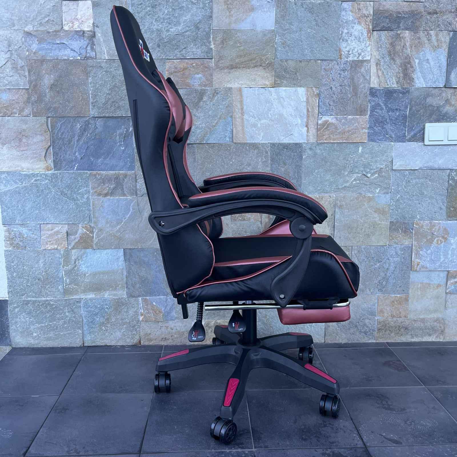 Кресло компьютерное геймерское SEWEN 730 Черный/Золотой (9869740) - фото 3 Кресло компьютерное геймерское SEWEN 730 Черный/Золотой (9869740) - фото 3