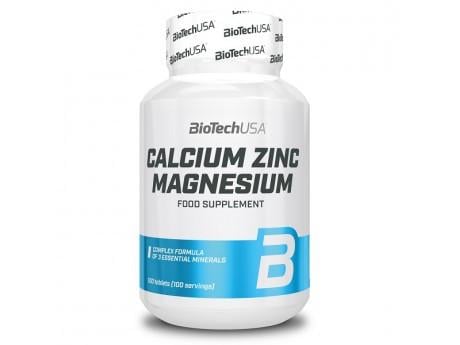 Витамины BioTech USA Calcium Zinc Magnesium 100 таблеток Витамины BioTech USA Calcium Zinc Magnesium 100 таблеток