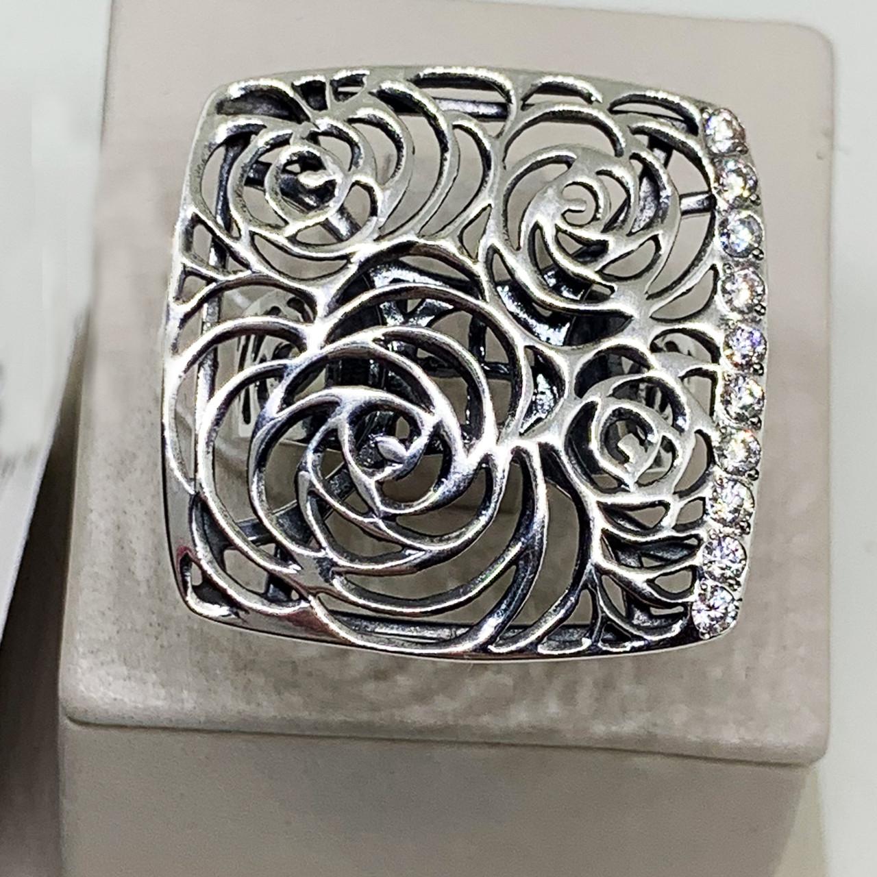 Кольцо серебряное Мишель с фианитом р. 19 8,82 г (1626191329)