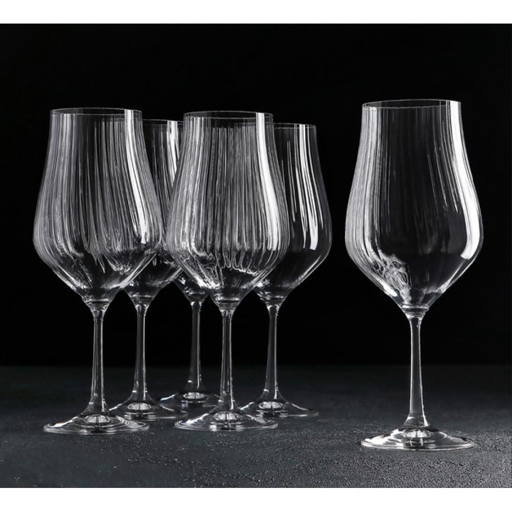 Набор бокалов для вина RCR Timeless 28285020006 550 мл 6 шт. (2624666618) - фото 3 Набор бокалов для вина RCR Timeless 28285020006 550 мл 6 шт. (2624666618) - фото 3