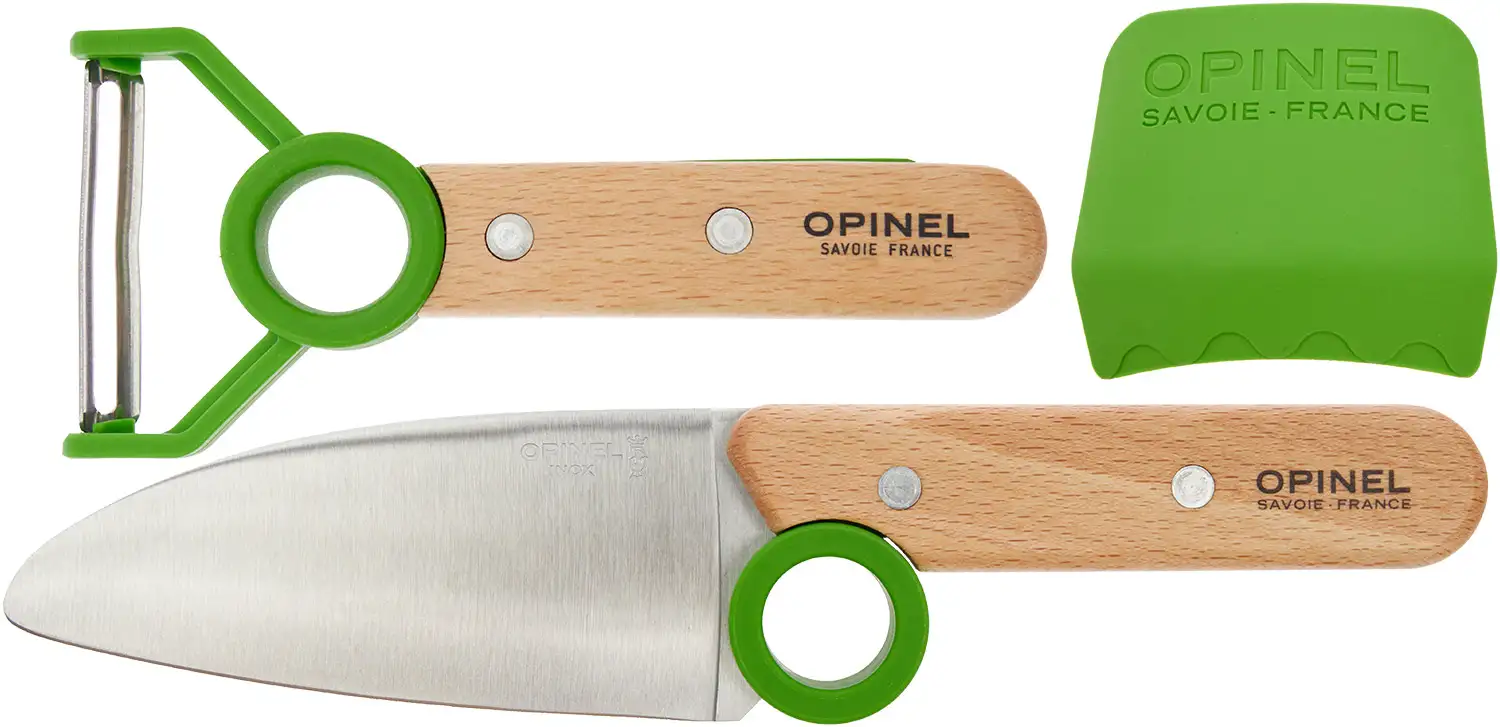 Набор ножей Opinel Le Petite Chef Green (2046692)