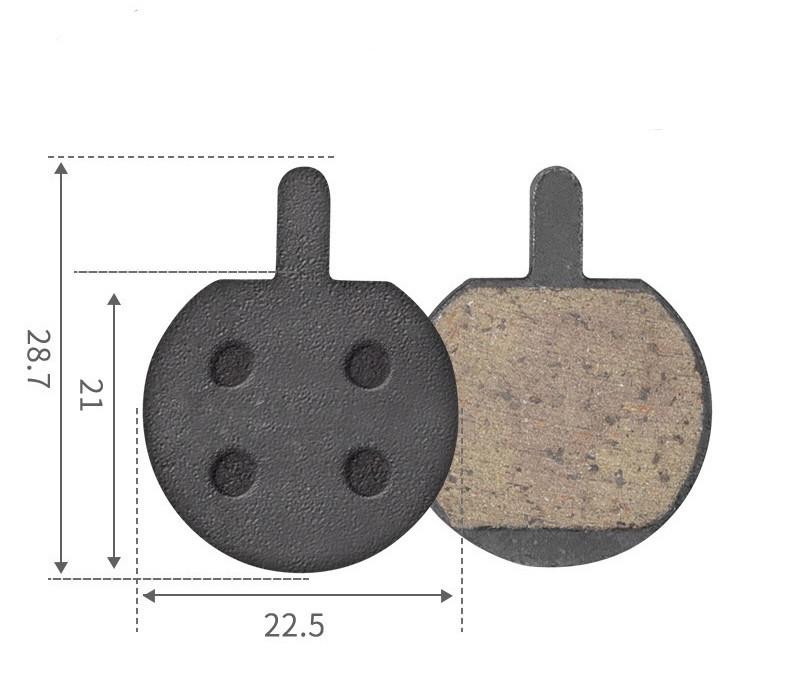 Колодки тормозные велосипедные disk Rogtyo Jak-5 B777 - фото 2
