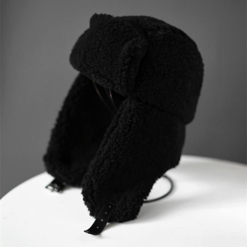 Шапка-ушанка бомбер р. 55-57 Черный (506) - фото 1 Шапка-ушанка бомбер р. 55-57 Черный (506) - фото 1