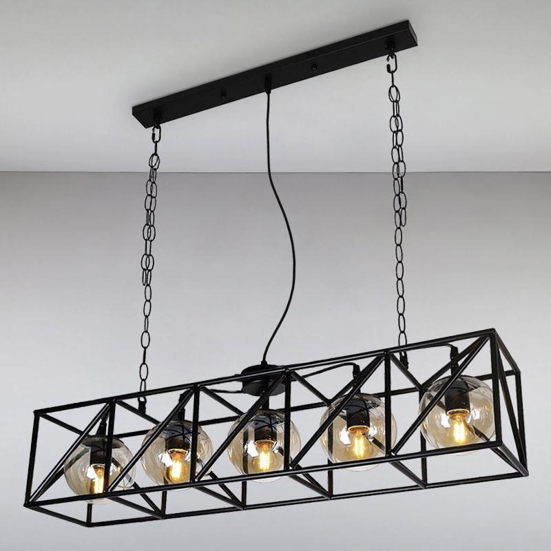 Люстра подвесная Light House LS-13253-5 Черный