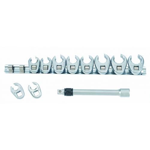 Набір ключів Force розрізних односторонніх з подовжувачем 11 пр. (23066709)