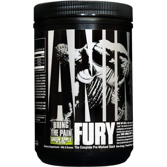 Комплекс до тренировки Universal Nutrition Animal Fury 495,9 г 30 порций Green Apple