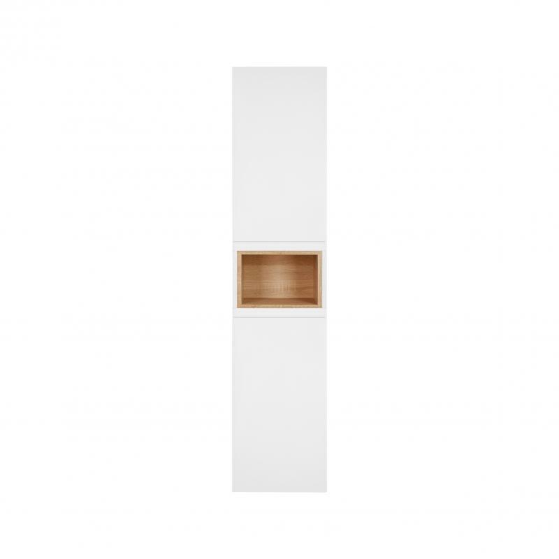 Пенал подвесной Q-tap Robin 350х1650х316 White/Whitish oak (QT1376PP1651RWWO)