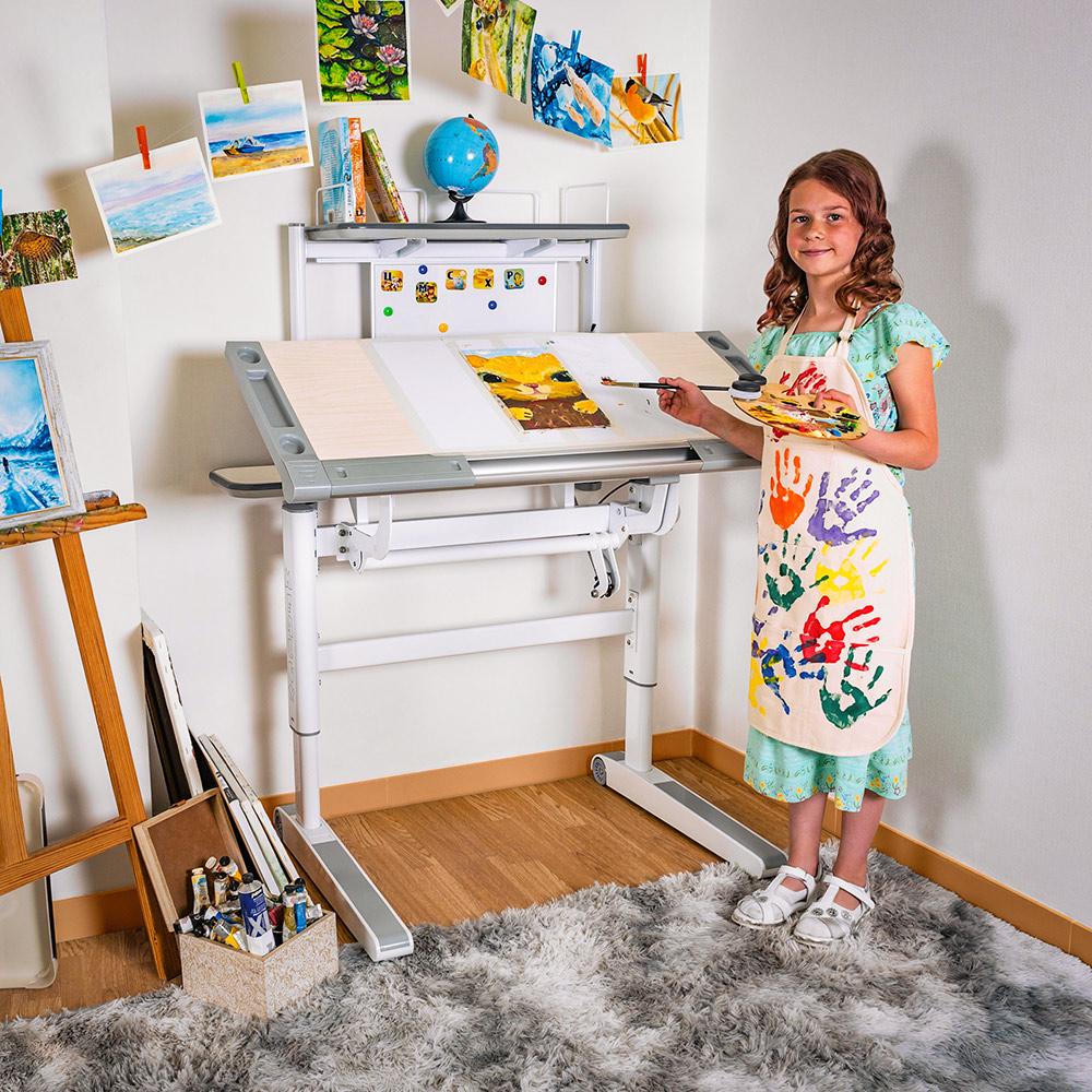 Стіл дитячий Mealux Ergowood M TG Energy Multicolor (BD-800 TG/MC Energy) - фото 3 Стіл дитячий Mealux Ergowood M TG Energy Multicolor (BD-800 TG/MC Energy) - фото 3