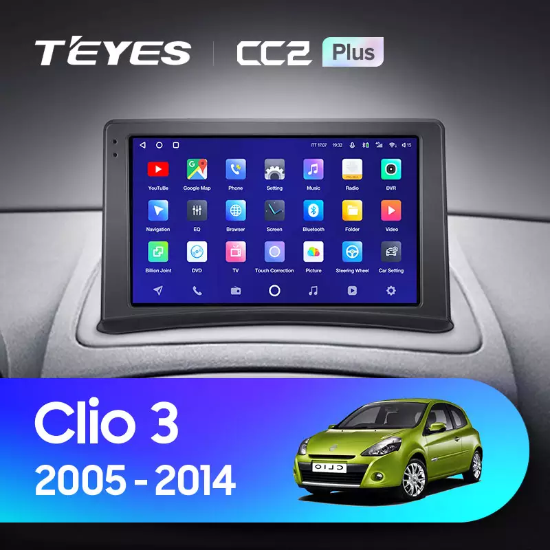 Автомагнітола штатна Teyes CC2 Plus для Renault Clio 3 2005-2014 Android (1652334421) - фото 3