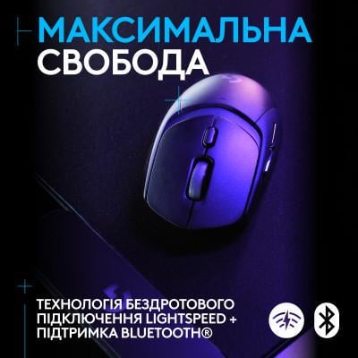 Компьютерная мышка Logitech G309 Lightspeed Wireless/Bluetooth Black (910-007199) - фото 3