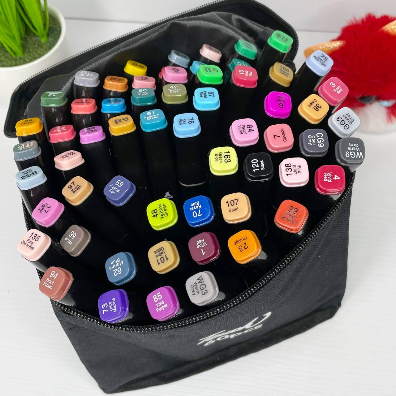 Маркеры-скетч Touch для рисования двусторонние 60 шт. Черный (100178) - фото 3 Маркеры-скетч Touch для рисования двусторонние 60 шт. Черный (100178) - фото 3