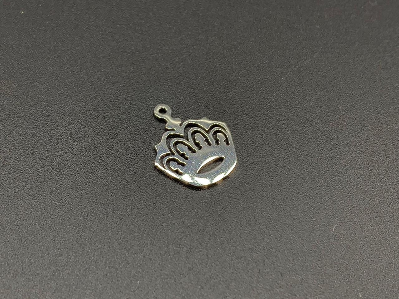 Подвеска из нержавеющей стали фигурная Корона 1,7х1,5 см (930775341)