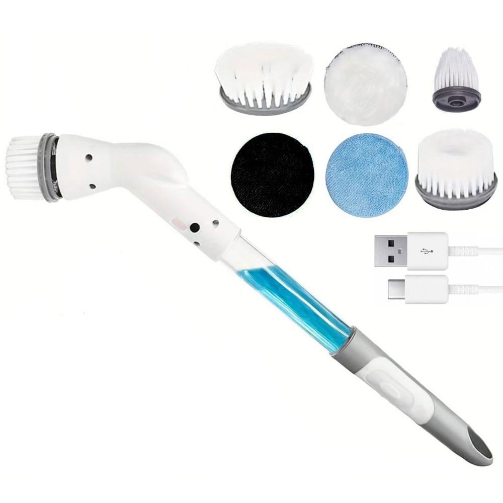 Електрощітка бездротова Multi-Function Cleaning Brush універсальна для прибирання з насадками