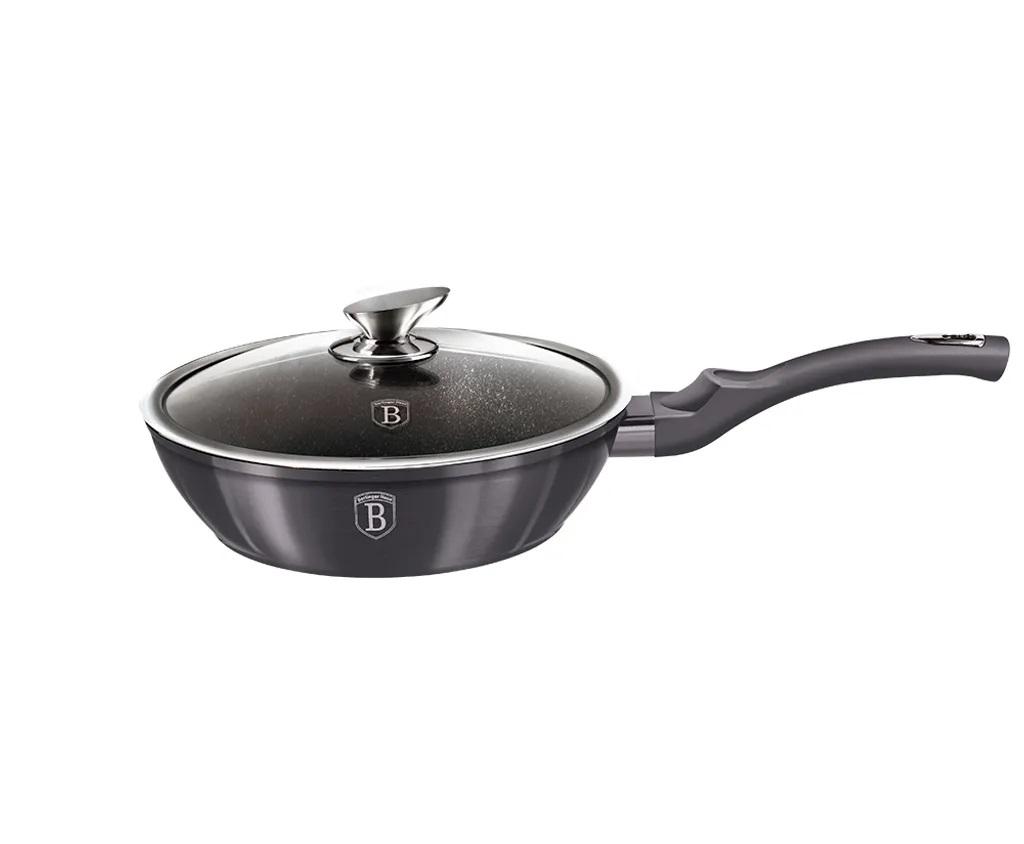 Сковорода глибока Berlinger Haus Carbon Pro Edition 24 см (BH-6895)