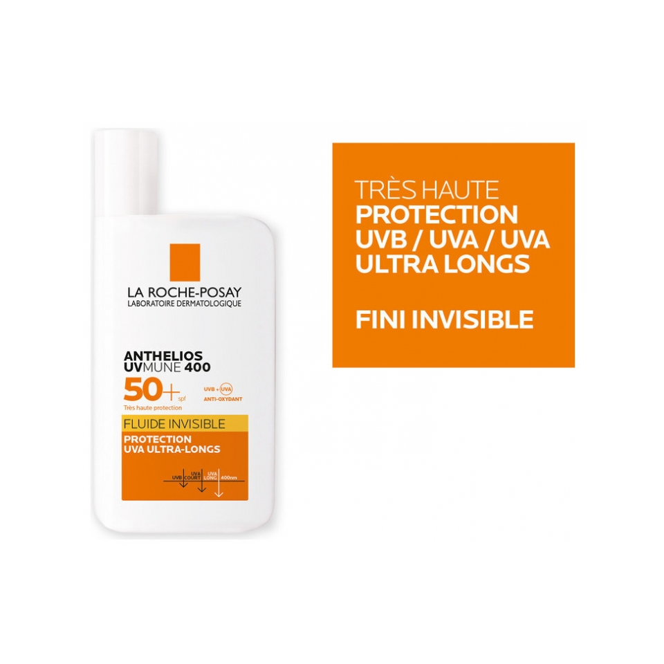 Флюїд сонцезахисний La Roche-Posay Anthelios UVA 400 для чутливої ​​шкіри обличчя SPF 50 50 мл - фото 5