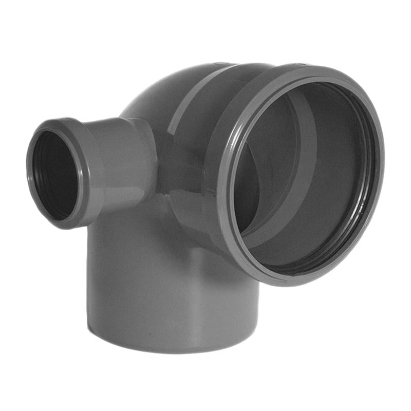 Колено складное канализационное Reiger 110х50 мм 90° вправо (TU-20046)