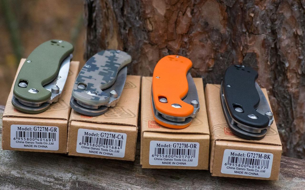 Нож складной туристический Ganzo G727M Камуфляж (A-015960) - фото 6 Нож складной туристический Ganzo G727M Камуфляж (A-015960) - фото 6