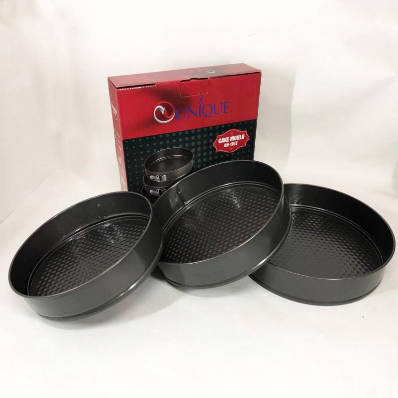 Набор разъемных форм Unique UN-1702 для выпечки и запекания 3 шт. (tf5923) - фото 7 Набор разъемных форм Unique UN-1702 для выпечки и запекания 3 шт. (tf5923) - фото 7