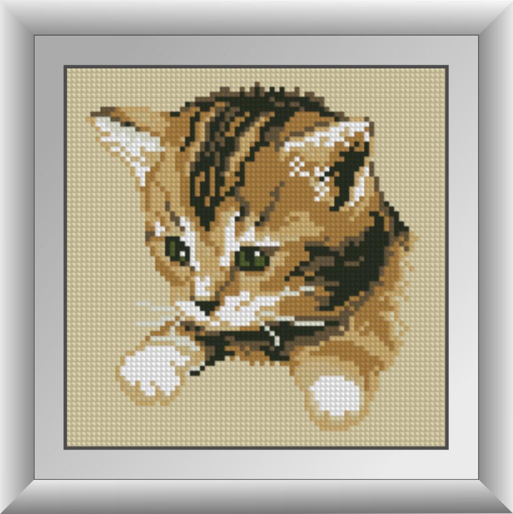 Алмазная мозаика Dream Art Котенок 19x19 см (DA.30153)