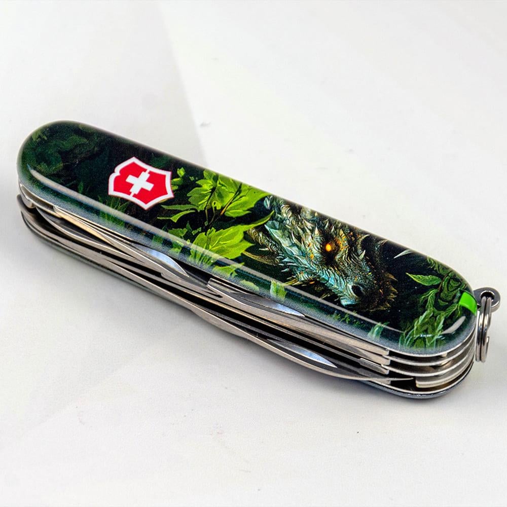 Мультитул Victorinox Huntsman Dragon 15в1 Green (Vx13713.3_Z3240p) Мультитул Victorinox Huntsman Dragon 15в1 Green (Vx13713.3_Z3240p)