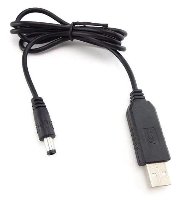 Кабель для роутера USB 5v-12v 1A 5,5х2,5 мм 1 м (2446547058) - фото 4 Кабель для роутера USB 5v-12v 1A 5,5х2,5 мм 1 м (2446547058) - фото 4