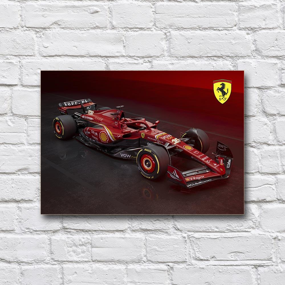 Постер дерев’яний Ferrari SF-24 210х297 мм (18236153)