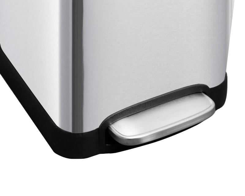 Мусорное ведро с плавным закрытием MIXXUS Style-TC0106 SS Color 6 л квадратное Нержавеющая сталь (OL-MI7092) - фото 3 Мусорное ведро с плавным закрытием MIXXUS Style-TC0106 SS Color 6 л квадратное Нержавеющая сталь (OL-MI7092) - фото 3