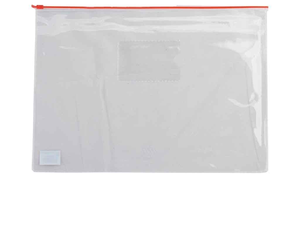 Папка-конверт Buromax А4 пластик молния Красный (BM.3946-05)