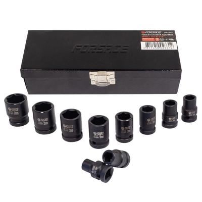Набор головок Forsage F-4101-5MPB ударных 10 пр. 1/2 6 гр. в кейсе (13824149) Набор головок Forsage F-4101-5MPB ударных 10 пр. 1/2 6 гр. в кейсе (13824149)
