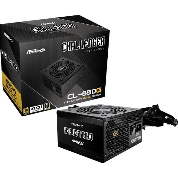 Блок живлення ASRock Challenger CL-650G 650W ATX 3.1 80+ Gold Retail (28745631) - фото 5