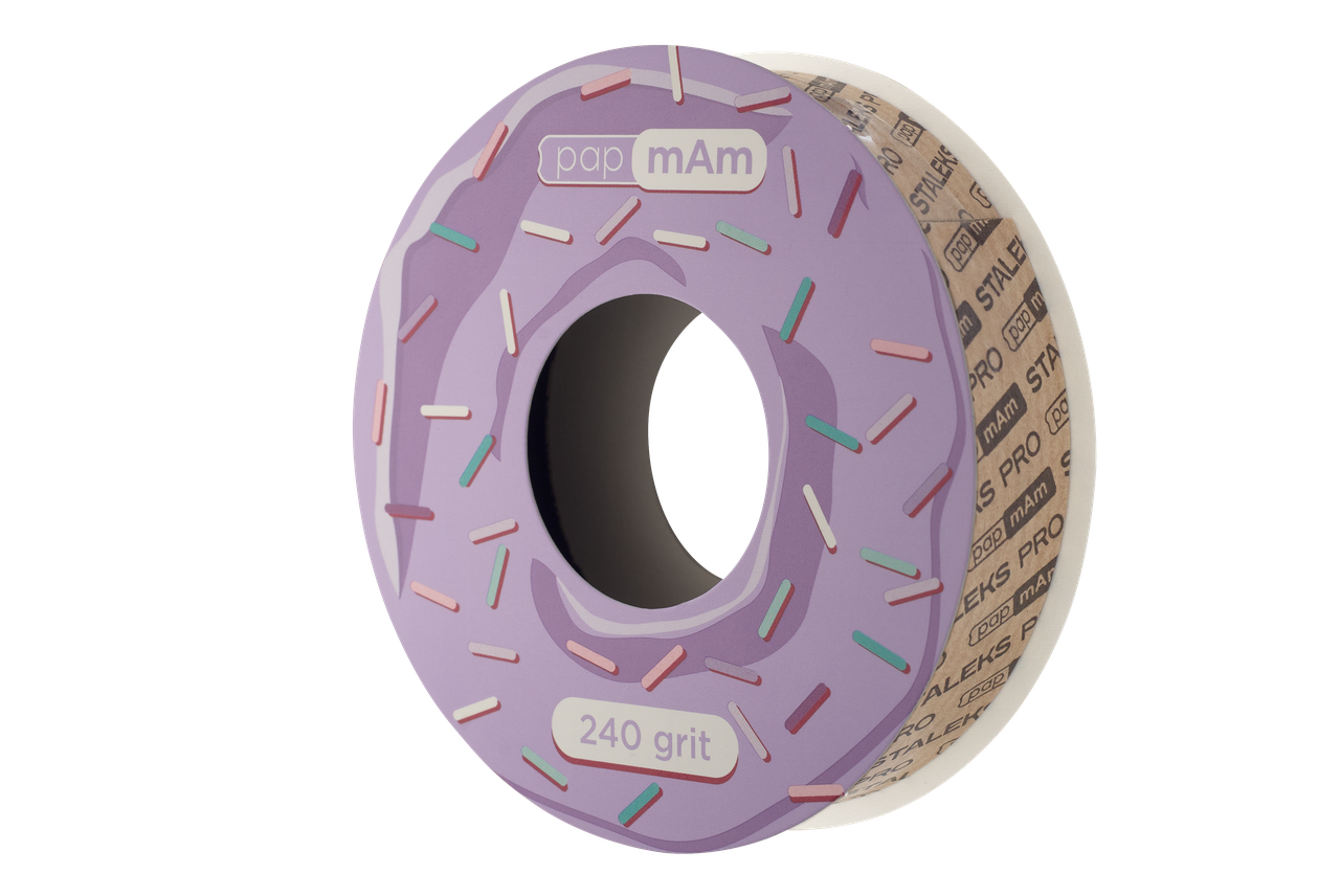 Файл-стрічка для котушки Staleks Pro papmAm пончик запасний блок 240 grit (2335816533)